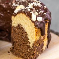 Vegan Marble Cake (gluten-free, oil-free)