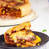 chicago style deep dish pizza