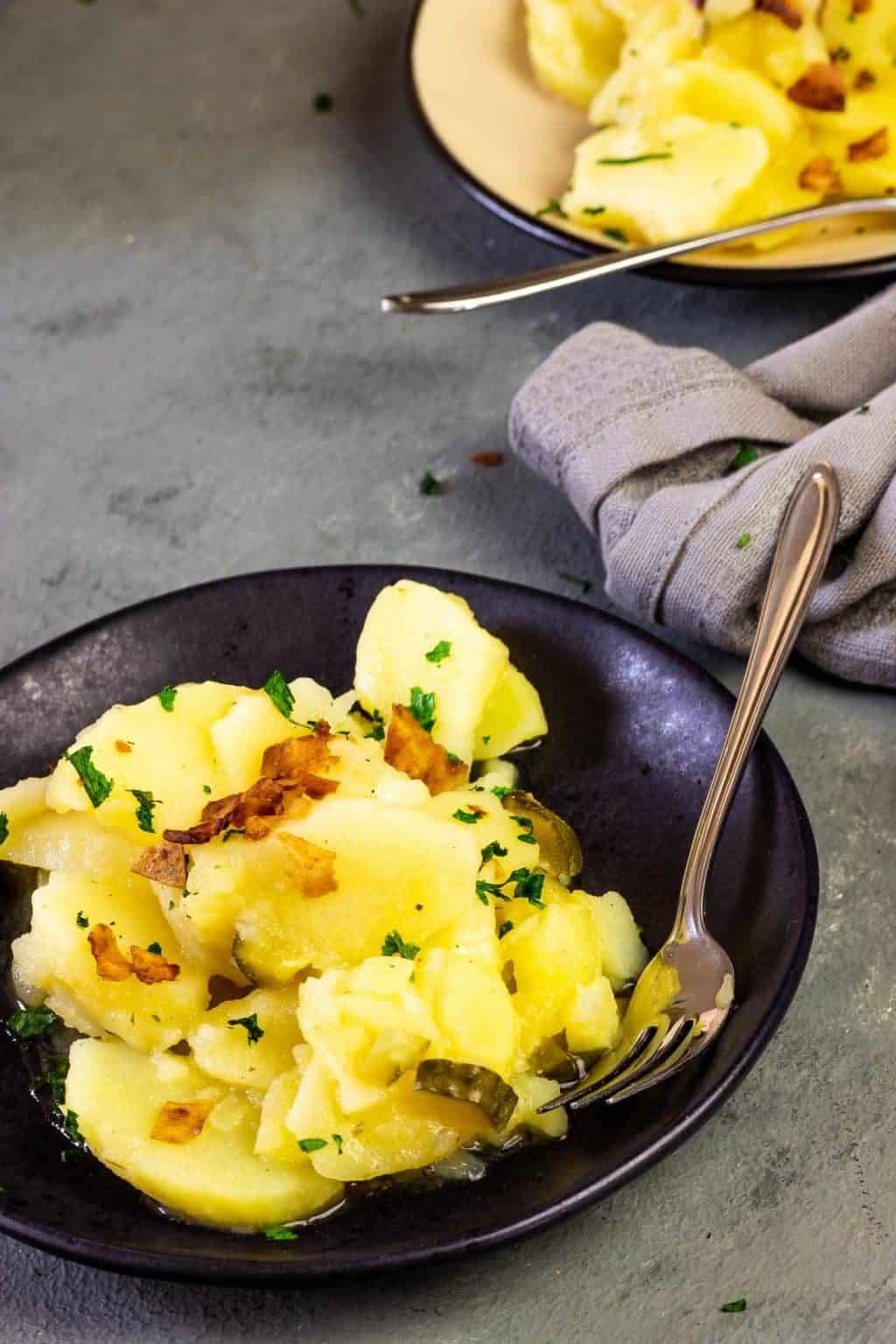 Bavarian vegan potato salad