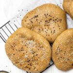 Homemade whole grain flatbread (wfpb)