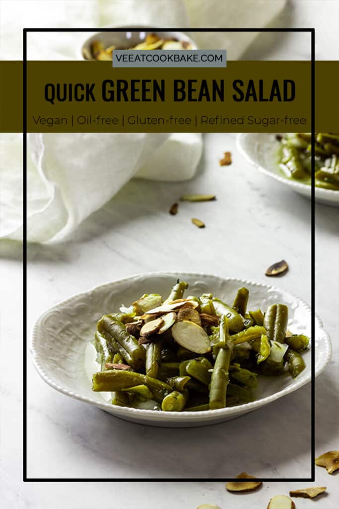 pin for vegan green bean salad wfpb