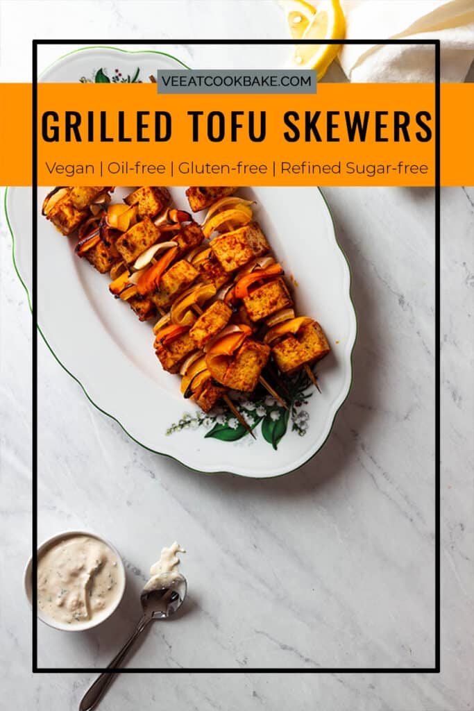 Grilled Tofu Skewers with Sriracha Sauce Recipe