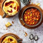 Vegane Pizzasuppe für deine nächste Party (Halloween) als Vorspeise oder Hauptgang