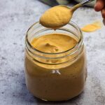 Vegan Burger Sauce made with Cashews and Tomato Paste and other ingredients
