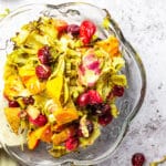 Vegane und Ölfreie Gemüse-Füllung für dein nächstes Feiertagsmenü an Weihnachten oder anderen Festlichkeiten. Perfekt als Beilage.