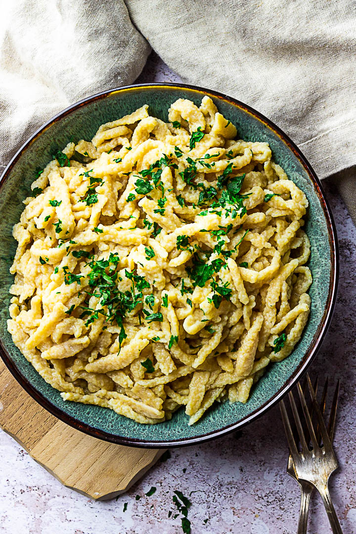 Homemade Vegan Spätzle from Scratch