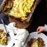 Veganer Sheperds Pie mit Kartoffelbrei und Linsen
