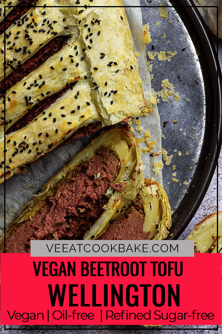 Vegan Beef Wellington with Beetroot and Tofu