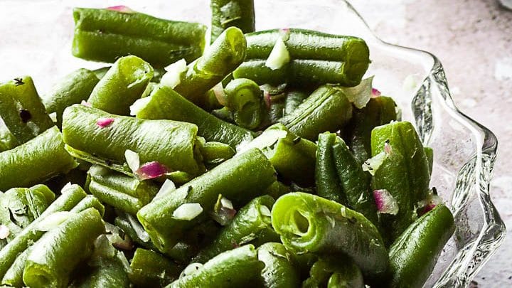 Schnelle Grune Bohnen Beilage Vegan Olfrei Ve Eat Cook Bake 
