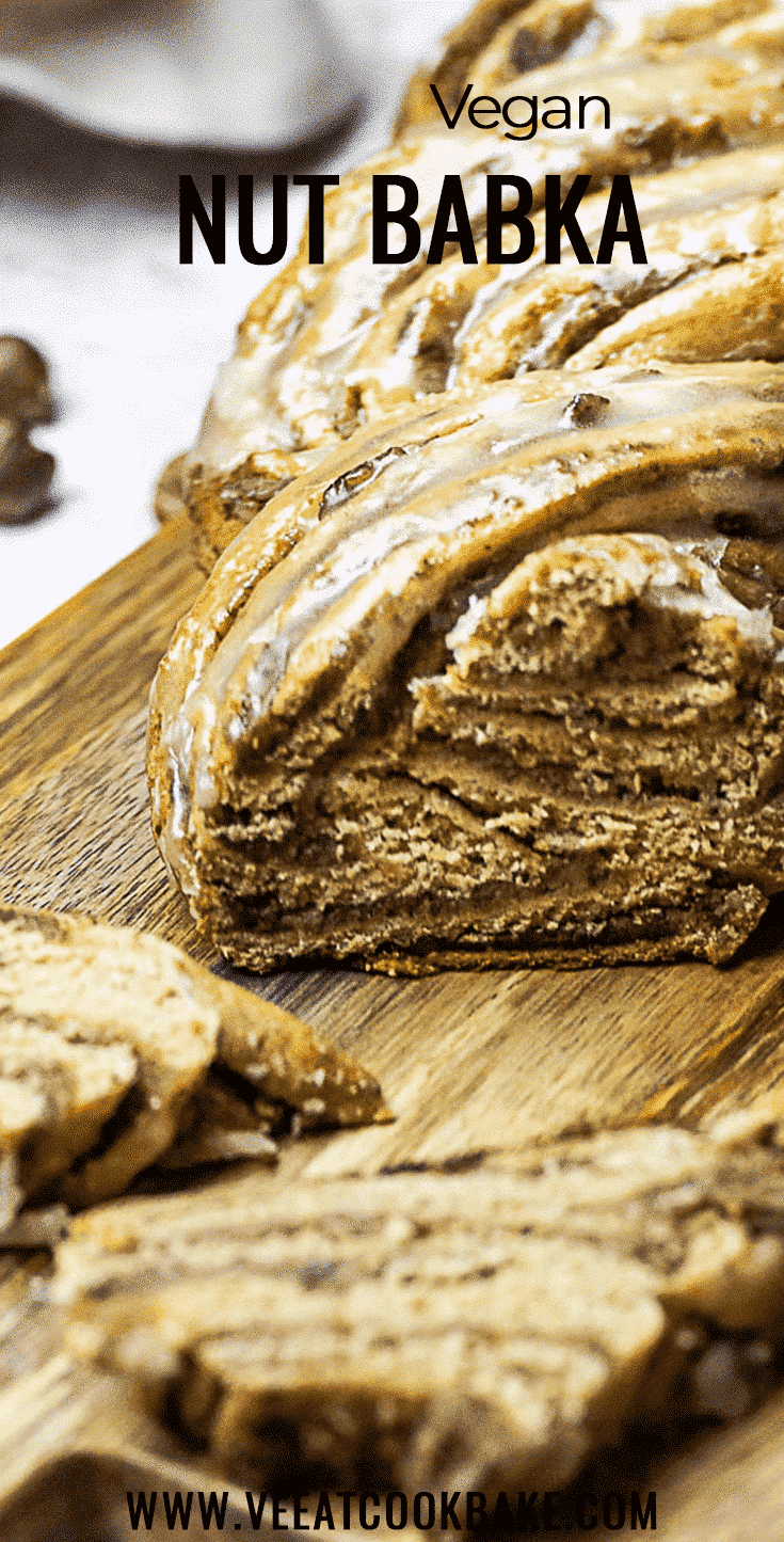 Vegan Babka Recipe With Nuts Braided Nut Bread Ve Eat Cook Bake