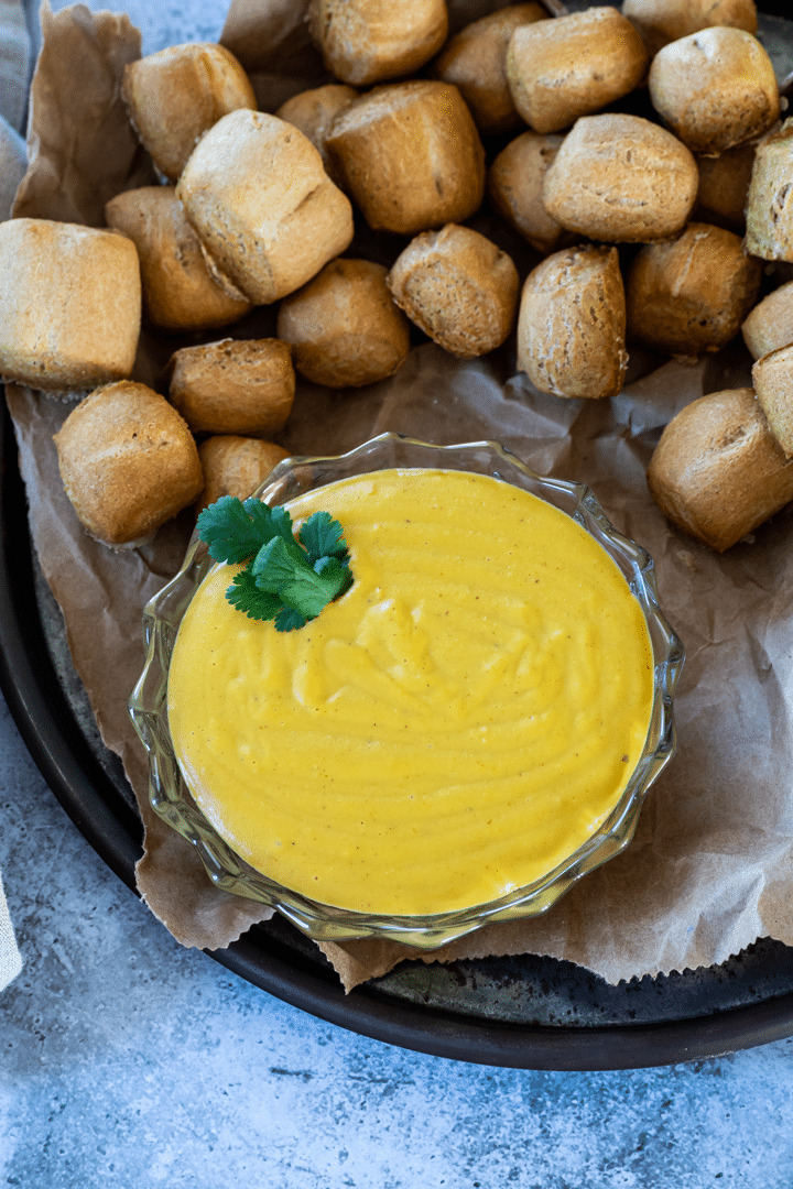 Bird View : vegan Nacho Cheese Dip