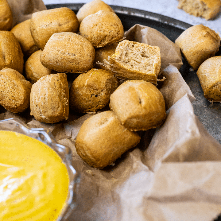 Vegan Whole Wheat Pretzel Bites (wfpb)