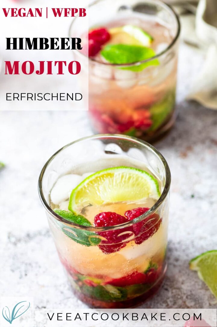Erfrischender Himbeer Mojito Cocktail (raffiniert zuckerfrei) - Ve Eat ...