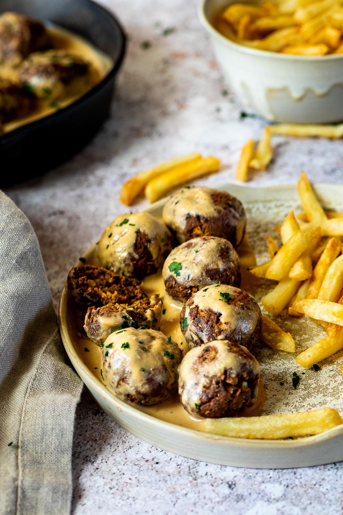 Vegan Swedish Meatballs Ve Eat Cook Bake