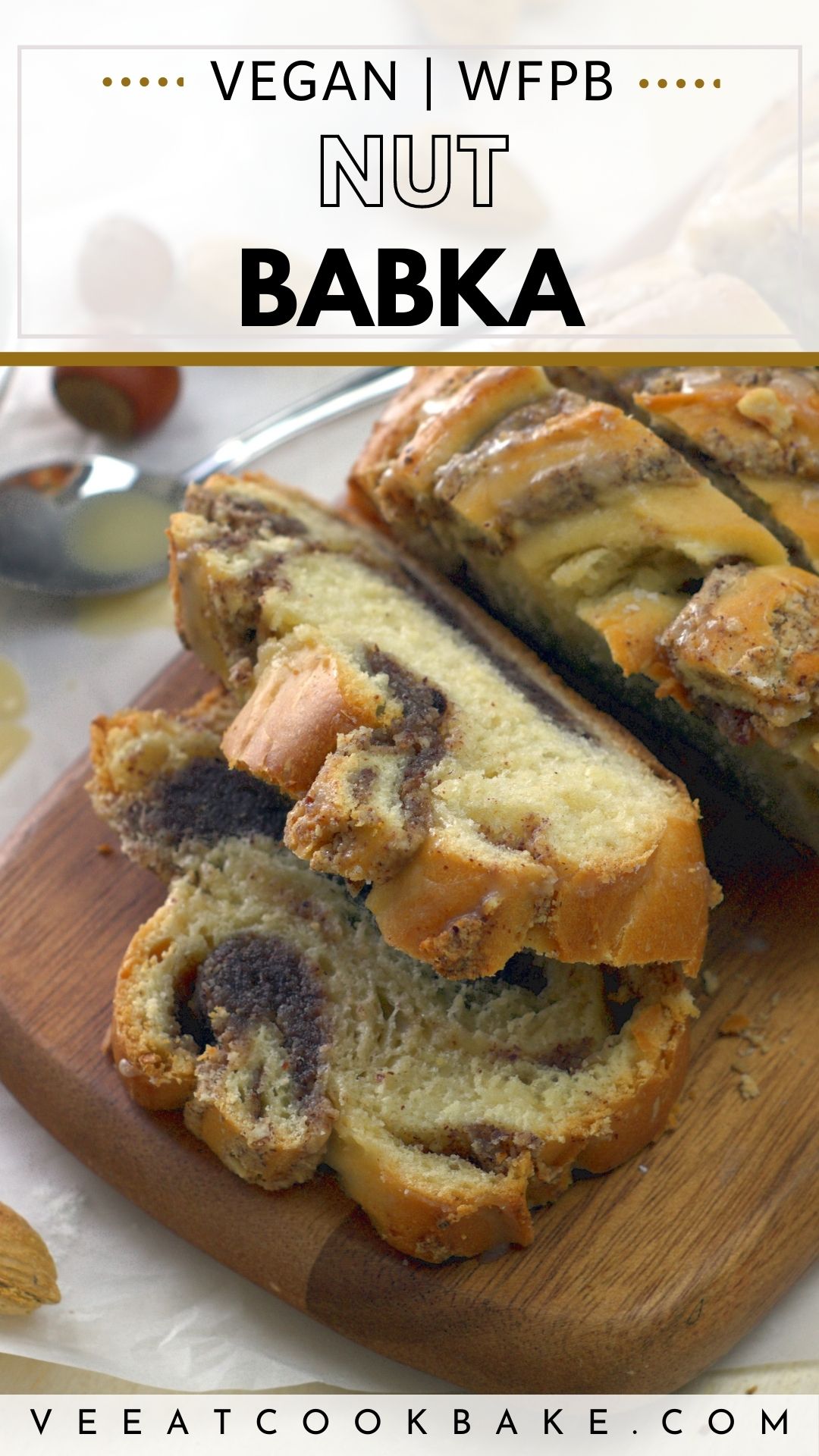 Nut Babka Pin for Pinterest