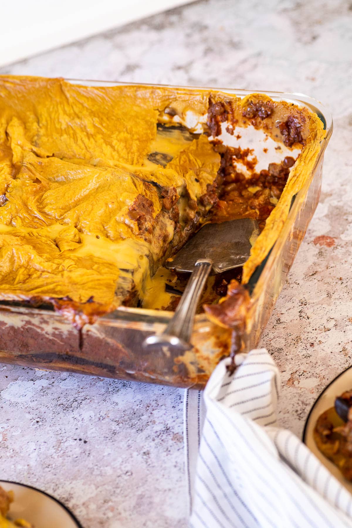 Vegan Moussaka in a Casserole